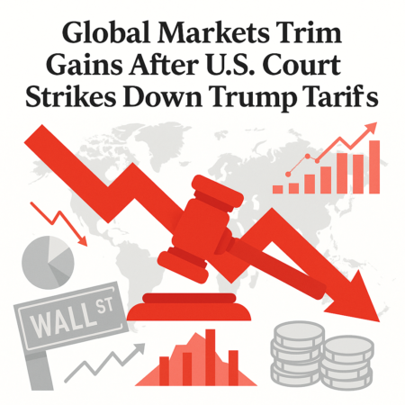 Global Markets Trim Gains After U.S. Court Strikes Down Trump Tariffs