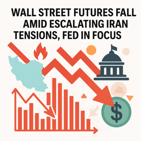 Wall Street Futures Fall Amid Escalating Iran Tensions, Fed in Focus