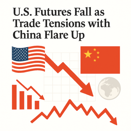 U.S. Futures Fall as Trade Tensions with China Flare Up