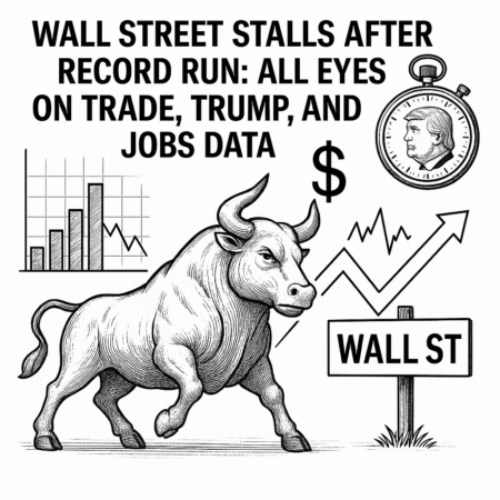 Wall Street Stalls After Record Run: All Eyes on Trade, Trump, and Jobs Data