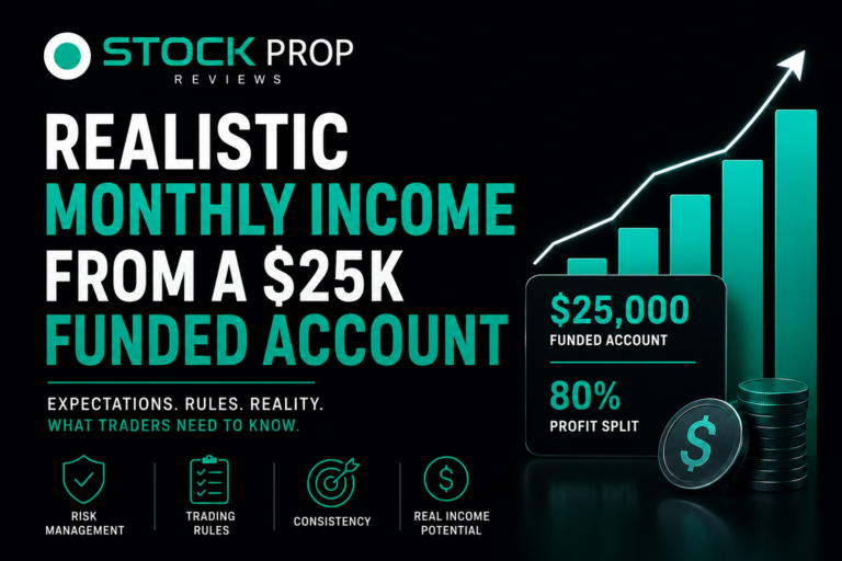 Realistic Monthly Income From $25K Funded Account